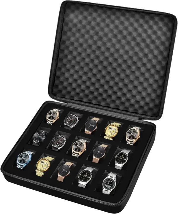 15-Slot Watch Storage Case for 42mm Watches - Image 7