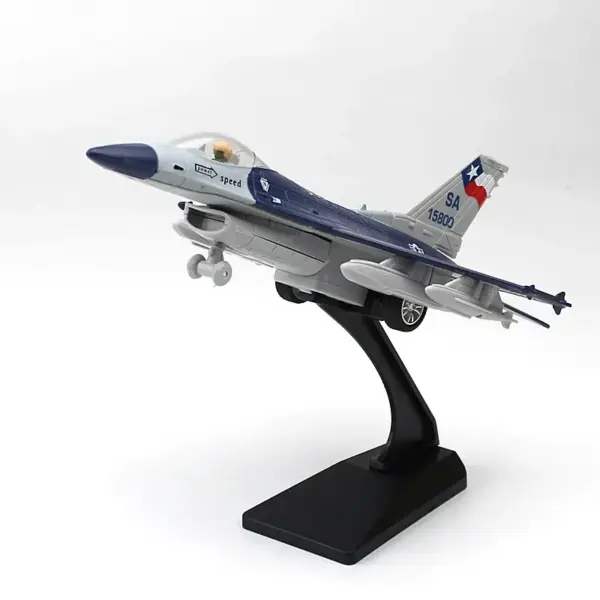 Diecast F16 Alloy Military Aircraft Model - Image 2