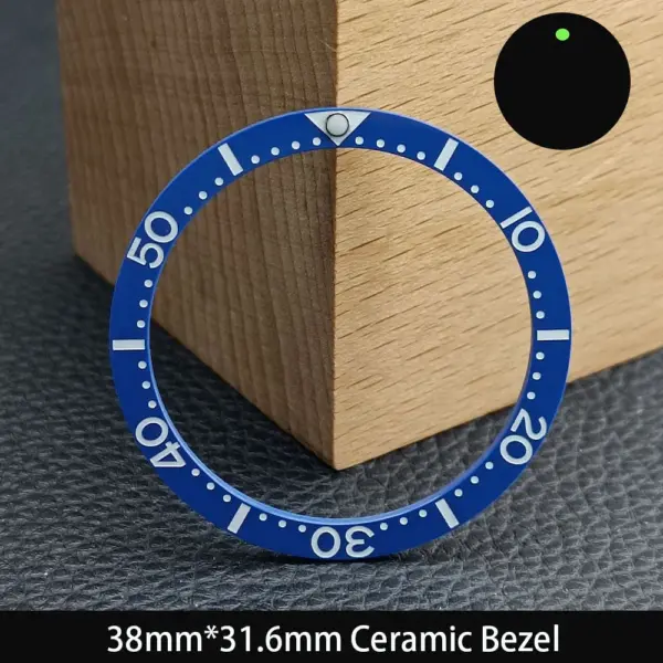 Luminous Ceramic Bezel Insert 38mm Watch Part - Image 24