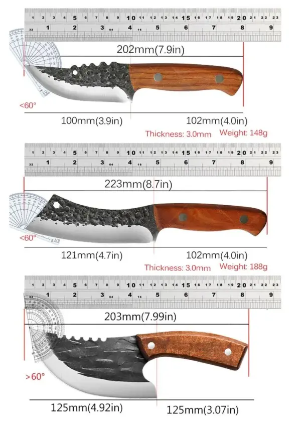 Hand-Forged Stainless Steel Boning Knife - Image 6