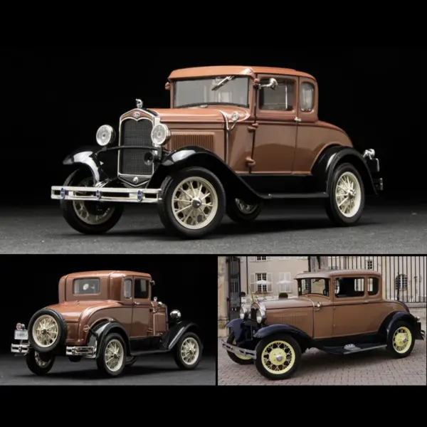 1:18 Scale Vintage 1931 Ford A Model Car - Image 2