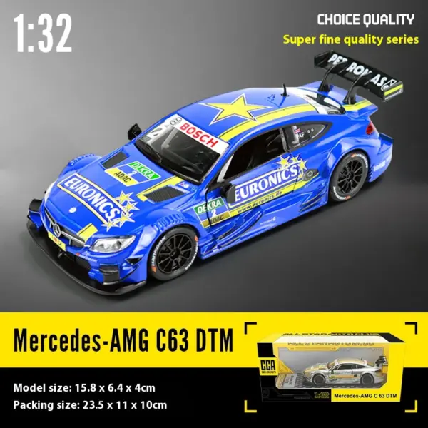 1:32 Scale AMG C63 DTM Alloy Car Model - Image 9