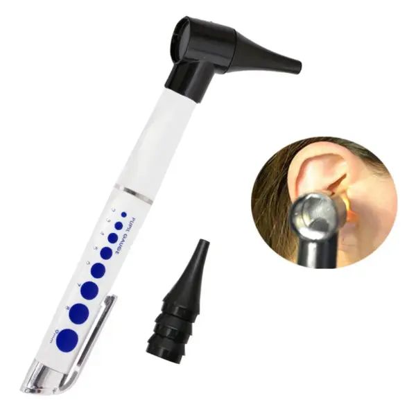 LED Ear Inspection Otoscope Pen Set