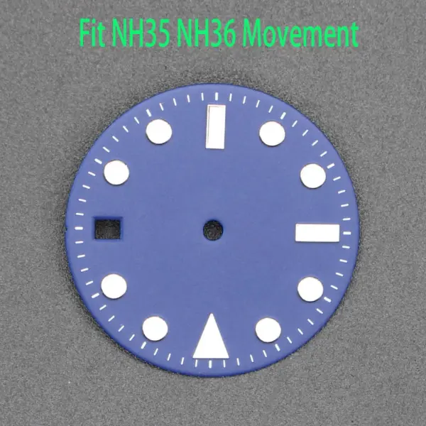 28.5mm C3 Luminous Dial for NH35 Eta 2824 - Image 7