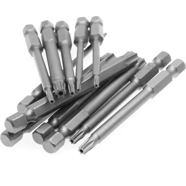 11-Piece S2 Steel Torx Security Bit Set - Image 4