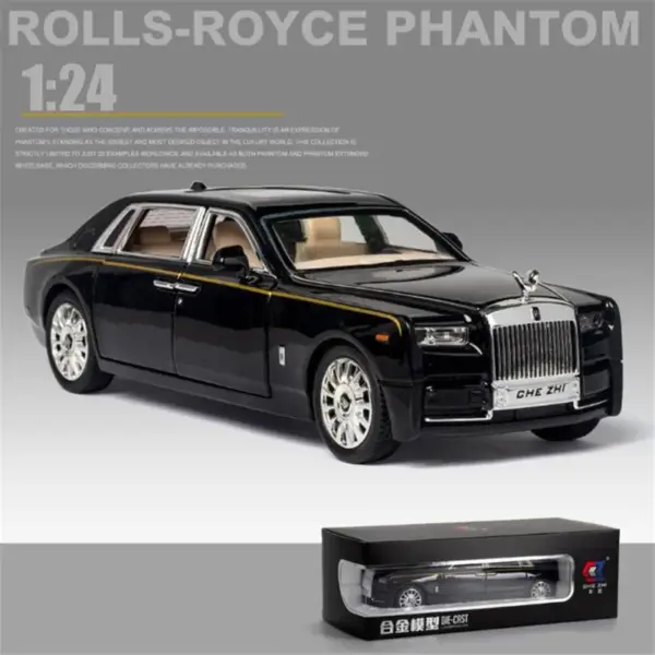 1:24 Diecast Rolls-Royce Phantom Model Car - Image 9