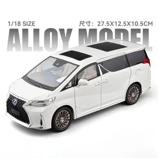 1:18 Lexus LM300 MPV Diecast Car Model - Image 7