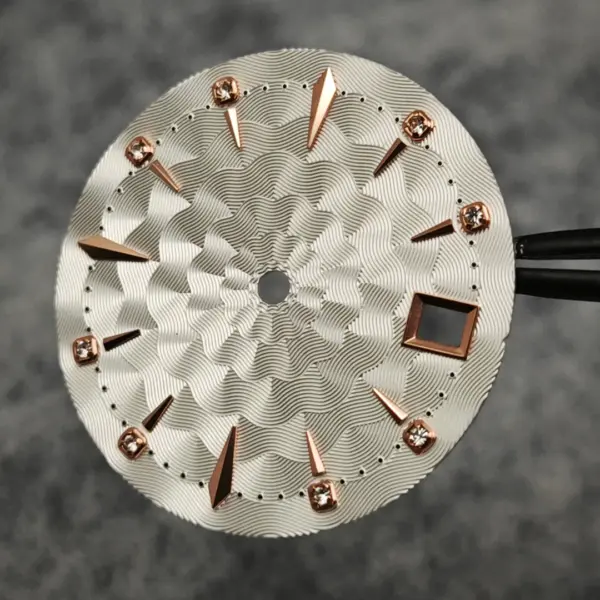29mm Women's Watch Dial with Diamond Design - Image 20