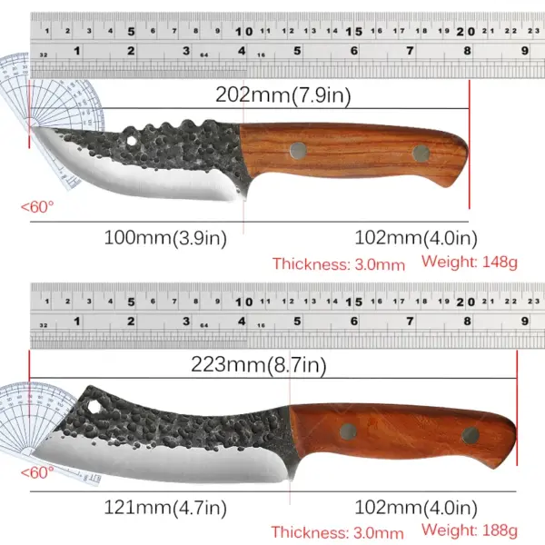 Professional Chef Boning Knife with Sheath - Image 6