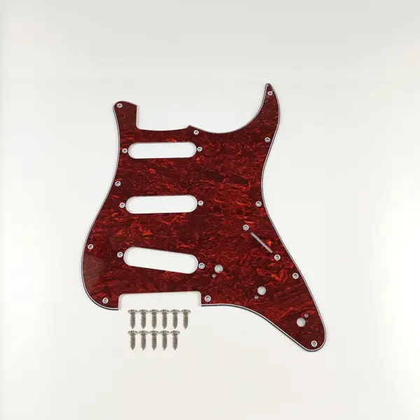 SSS 11 Hole Electric Guitar Pickguard - Image 7