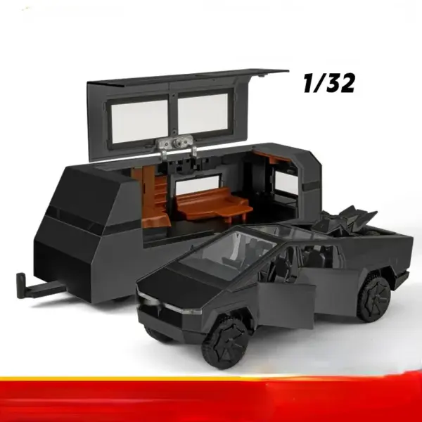 1:32 Tesla Cybertruck Diecast Model with Lights - Image 11