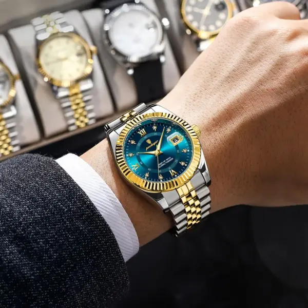 Men's Waterproof Luminous Quartz Wrist Watch - Image 6