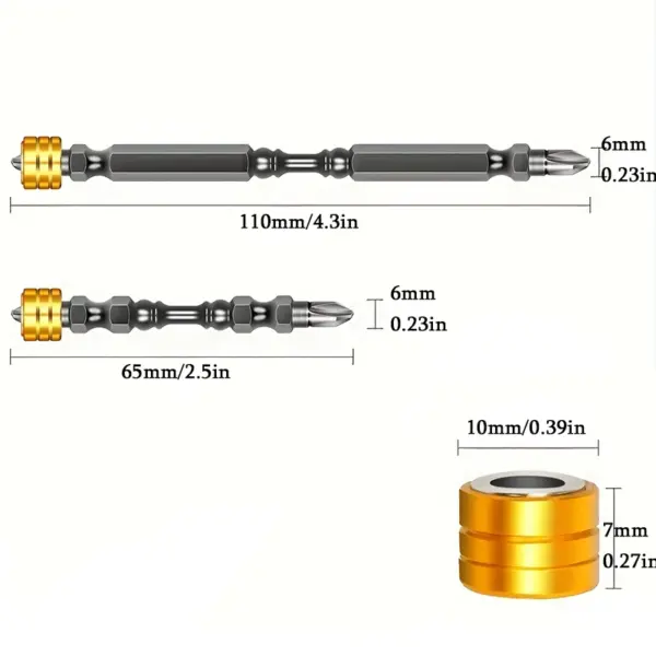 PH2 Magnetic Electric Screwdriver Set 5-9Pcs - Image 5
