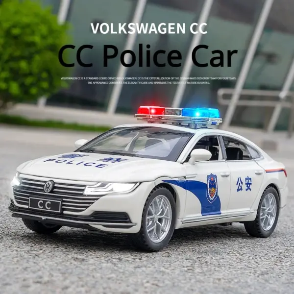 1:32 Volkswagen CC Police Diecast Model Car