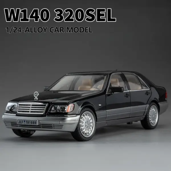 1:24 Mercedes-Benz W140 Classic Alloy Model Car