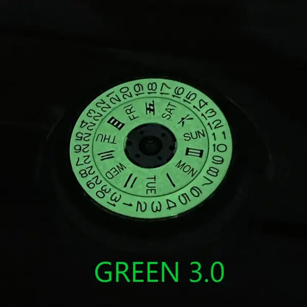 NH36A Green Blue Luminous Watch Movement - Image 10