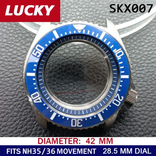 42mm Stainless Steel Watch Case for NH35/NH36 - Image 31