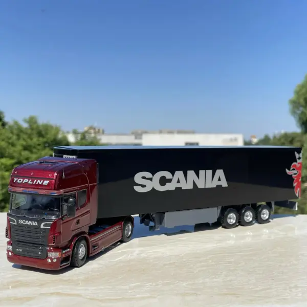 1:50 Scale Diecast Alloy Scania Truck Model - Image 3