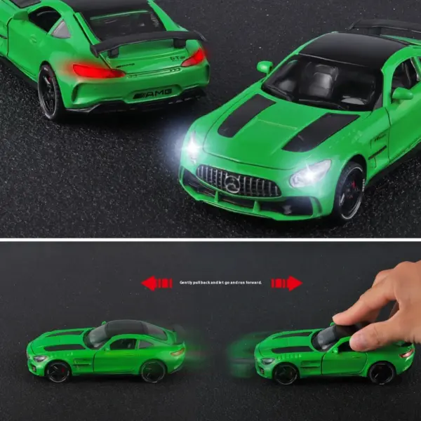 1:32 Scale Alloy Benz GT Pull-Back Model Car - Image 4