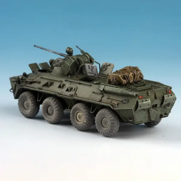 1:72 Scale Russian BTR-80A Plastic Model Vehicle - Image 4