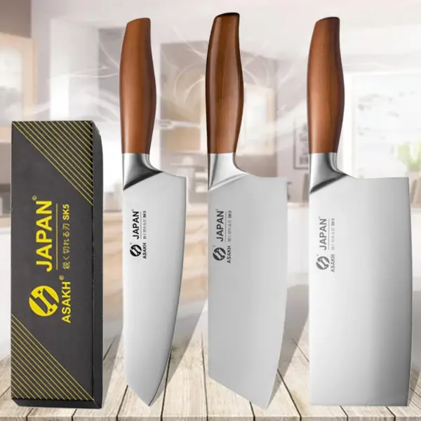 Japanese Stainless Steel Kitchen Knives Set