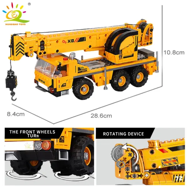 Engineering Truck Building Blocks Set HQB3034 - Image 5