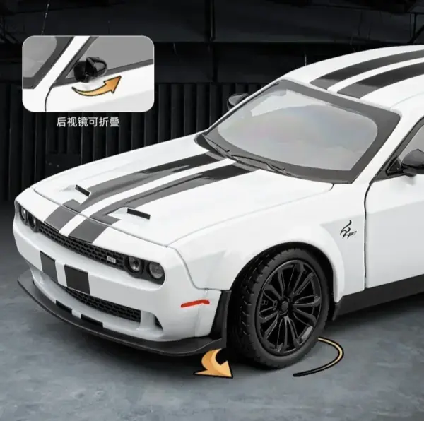 1:22 Alloy Dodge Challenger SRT Hellcat Model - Image 5