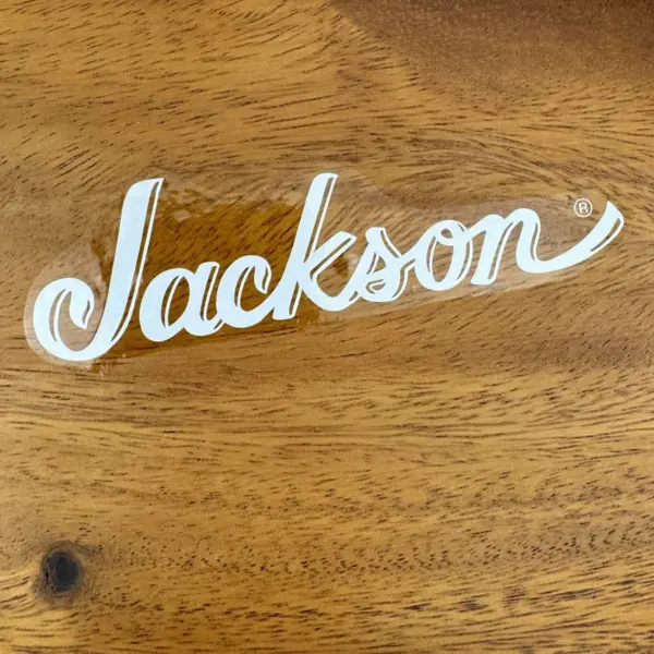 Jackson Guitar Water Slide Decal Sticker - Image 2