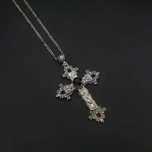 Neo-Gothic Red Velvet Cross Choker 33 Se1cae3f10fff427394f2d203f03ae4adu