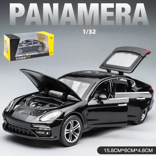 1:32 Diecast Porsche Panamera Metal Car Model - Image 2