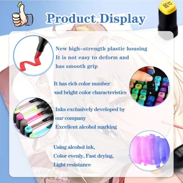 120 Colors Dual Tip Art Markers Set - Image 5