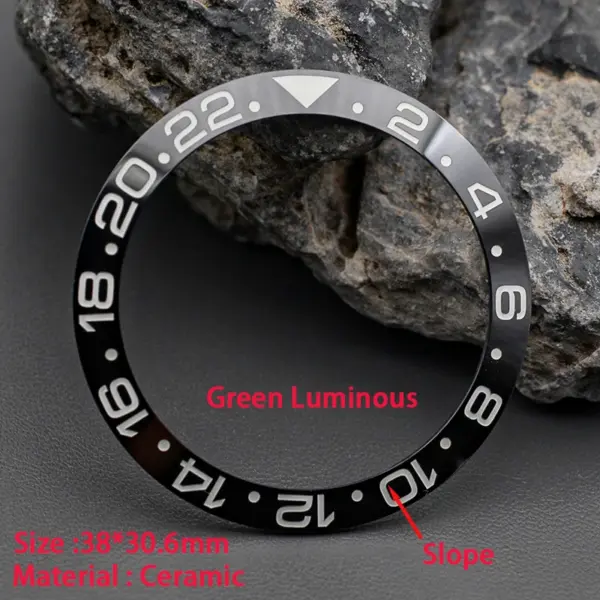 C3 Green Luminous Ceramic Bezel Insert 38mm - Image 9