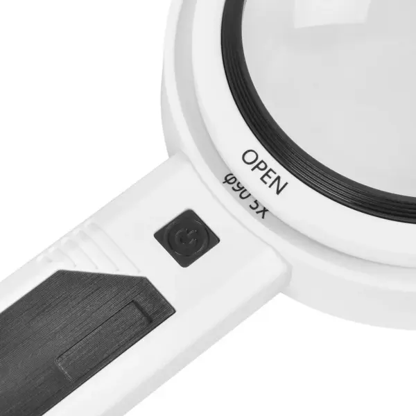 LED Handheld Magnifying Glass with 20X Zoom - Image 3