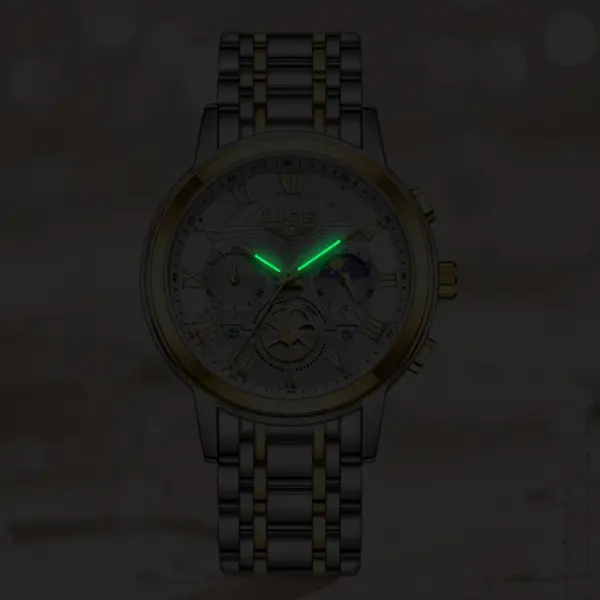 LIGE Women's Luxury Stainless Steel Watch - Image 3