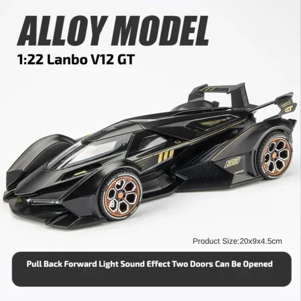 1:22 Lamborghini Vision Gran Turismo Diecast Model - Image 5