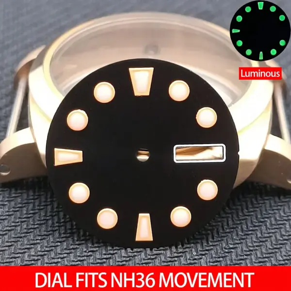 28.5mm Luminous Watch Dial for NH35/NH36 - Image 8