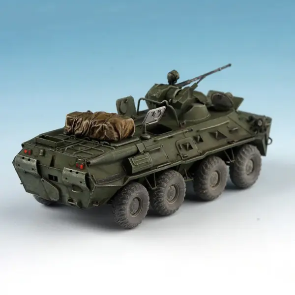 1:72 Scale Russian BTR-80A Plastic Model Vehicle - Image 3