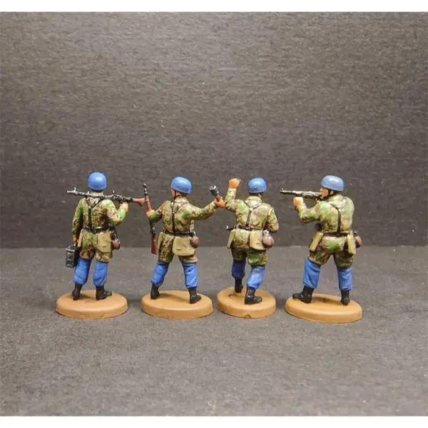 1/72 Scale Resin German Paratrooper Figures 4pcs - Image 5