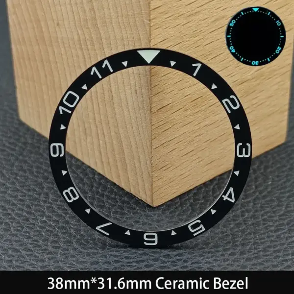 Luminous Ceramic Bezel Insert 38mm Watch Part - Image 6