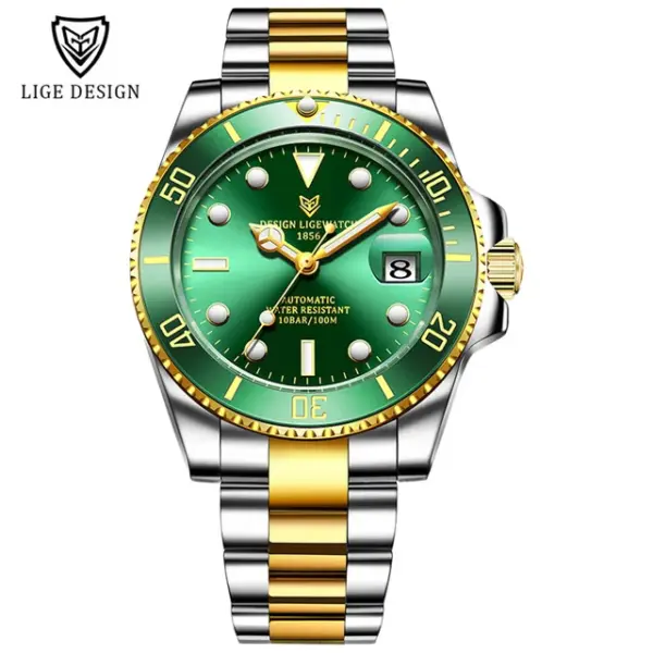 LIGE Men's Automatic Mechanical Wristwatch - Image 8