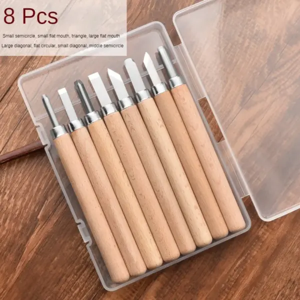 Wood Carving Chisel Knife Set 3-12pcs - Image 11