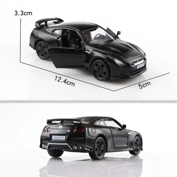1:36 Nissan GTR R35 Diecast Model Car - Image 9