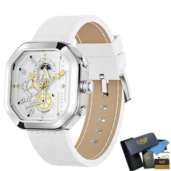Luxury Men's Quartz Sports Watch with Luminous Dial - Image 8