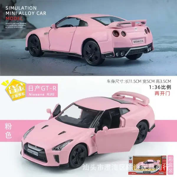 1:36 Nissan GTR R35 Diecast Model Car - Image 19