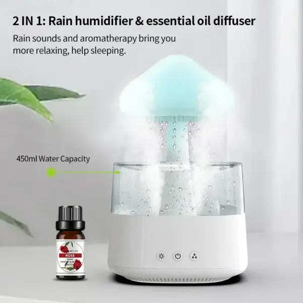 Rainbow Cloud Aromatherapy Humidifier 300ml/h