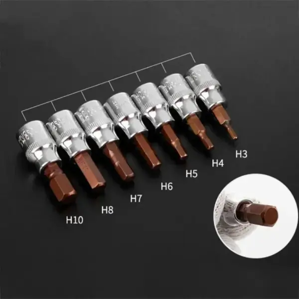 3/8 Inch Drive Torx Hex Socket Bit Set - Image 8