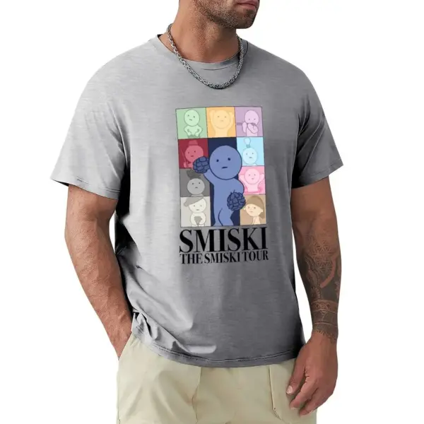 Smiski Eras Cotton T-Shirt for Unisex - Image 4