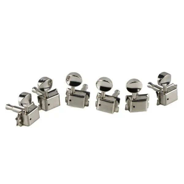 Nickel Silver 6-in-line Guitar Tuning Pegs - Image 5