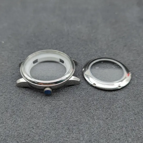 Polished Stainless Steel Watch Case 40.5mm - Image 3