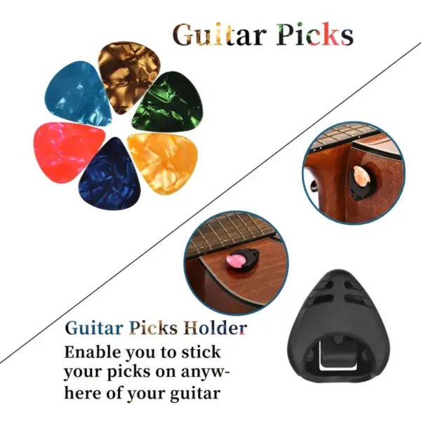Guitar Accessory Kit with Capo, Tuner, Picks - Image 6